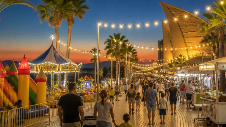 Little Park regresa a Roquetas de Mar con atracciones nocturnas para familias
