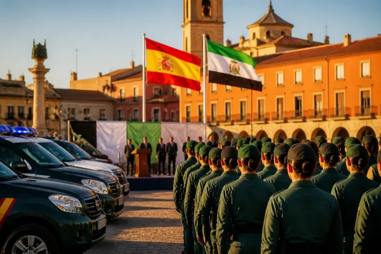 Llegan a Extremadura 149 guardias civiles en prácticas, 61 reforzarán la seguridad en Cáceres