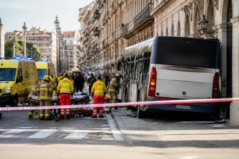 Lleida actualiza el balance del accidente de bus: nueve hospitalizados y tres en UCI