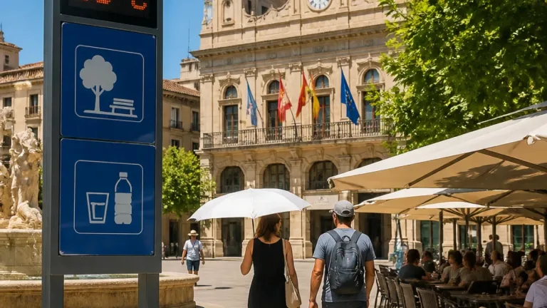 Logroño refuerza recomendaciones públicas para protegerse de las altas temperaturas