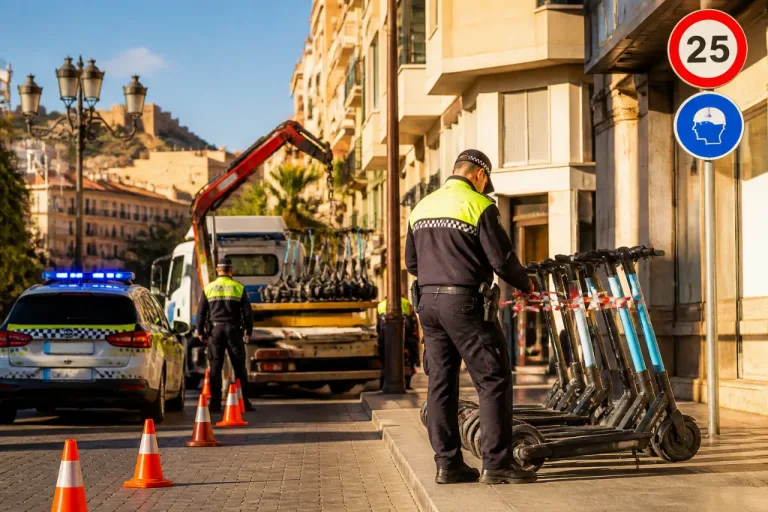 Lorca refuerza los controles y retira 75 patinetes en solo una semana