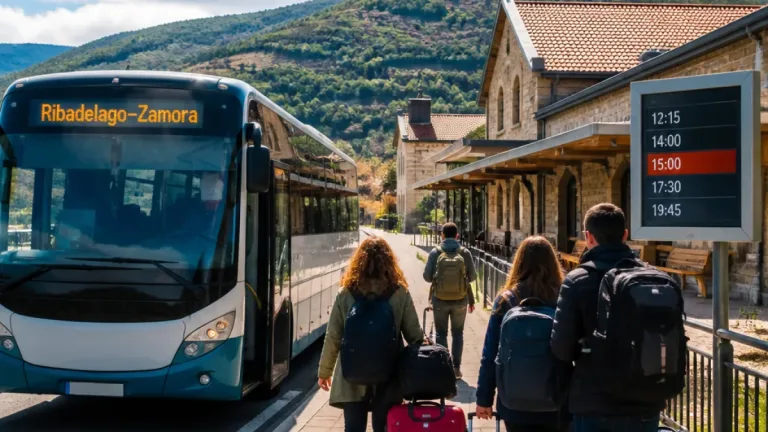 Los autobuses de Sanabria incorporan la estación AVE y ajustan horarios para conectar la comarca