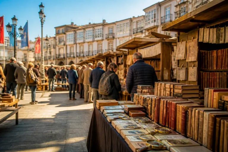 Lugo acoge la 35.ª Feira do Libro Antigo en la Praza Maior hasta el día 12