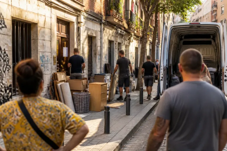 Madrid afronta el crecimiento de las empresas de ‘desokupación’ y los desahucios diarios