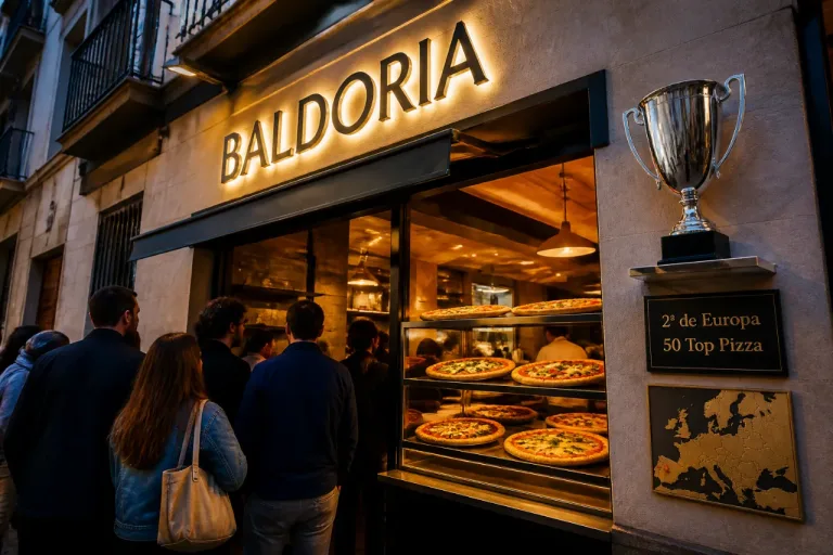 Madrid celebra: Baldoria, pizzería madrileña, segunda de Europa según 50 Top Pizza