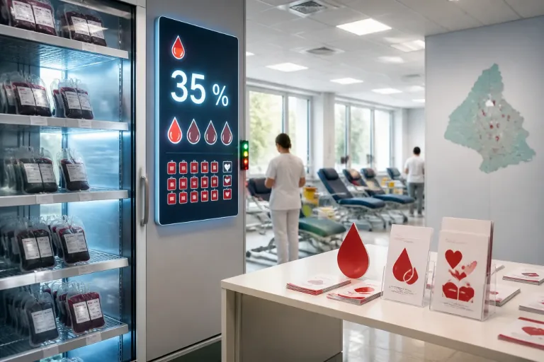 Madrid lanza un llamamiento urgente: reservas de sangre al 35% y necesidad inmediata de donaciones