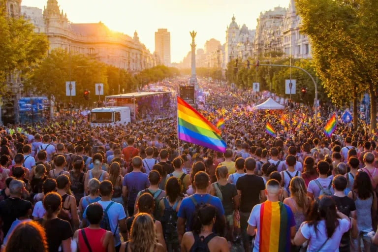 Madrid reúne a cientos de miles en el Orgullo estatal y exige un pacto contra el odio