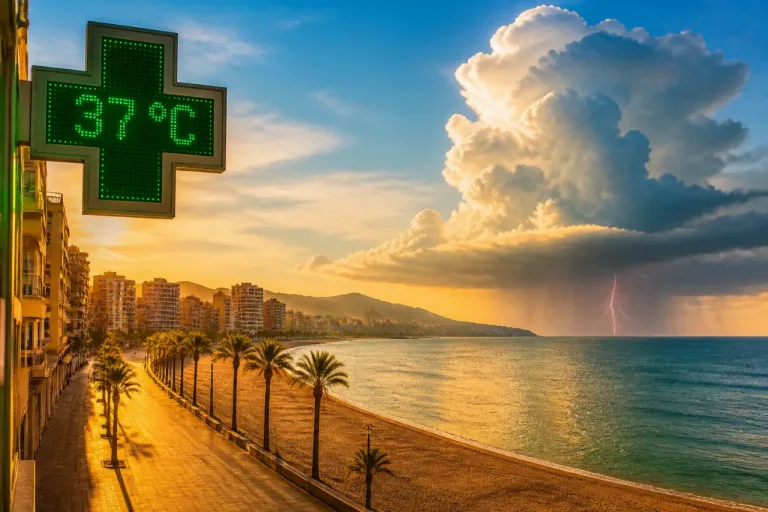 Málaga arranca el verano entre los más cálidos y Aemet prevé un septiembre más tormentoso