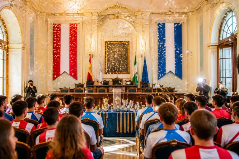 Marbella celebra los ascensos del Atlético Marbella Paraíso y del Pablo Picasso C.F.