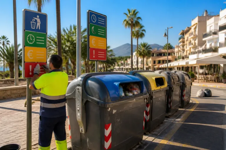 Marbella endurece sanciones y refuerza señalización para evitar bolsas y vertidos este verano