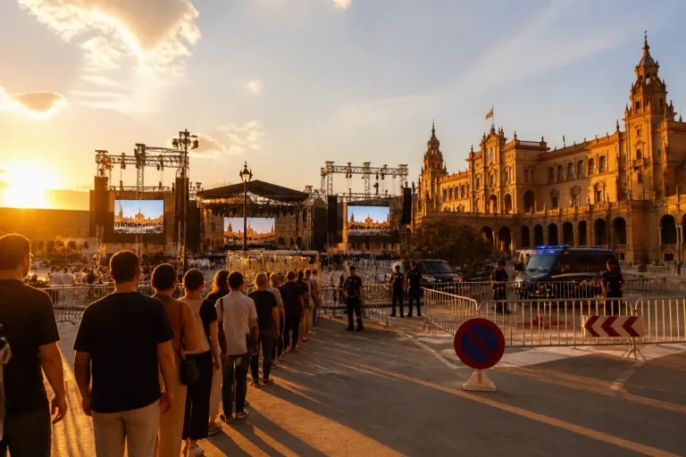 Marilyn Manson actúa en la Plaza de España: cita única en Sevilla dentro de su gira
