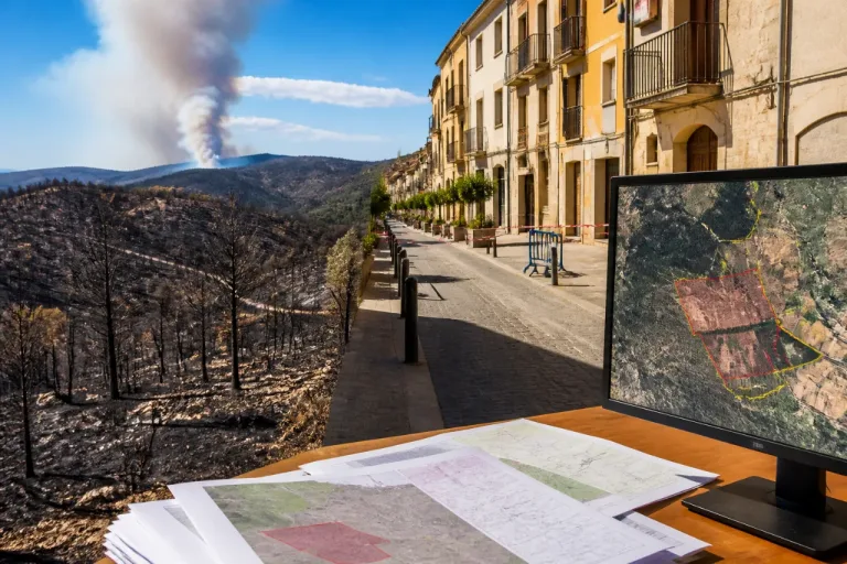Más de 1.800 hectáreas arrasadas en Les Gavarres y afectación registral en la Bisbal d'Empordà