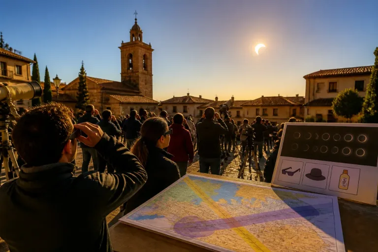 Más de medio millar de localidades aragonesas podrán ver el eclipse del 12 de agosto; 57 pueblos de Zaragoza gozarán de mayor visibilidad