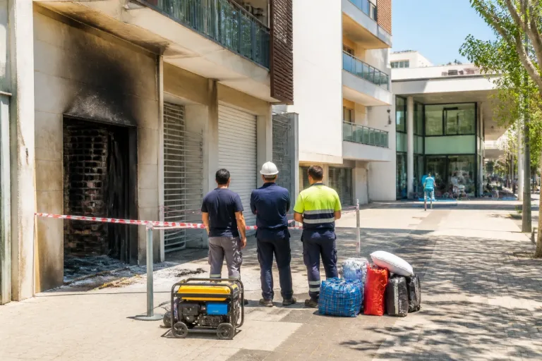 Mataró refuerza la atención tras nueve días sin luz en un bloque de Cerdanyola