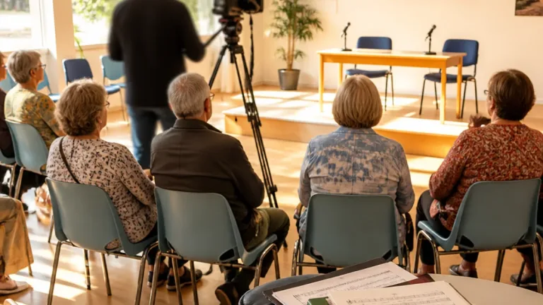 Mayores de Parla participan en el programa ‘El Intermedio’ en el Centro Dulce Chacón