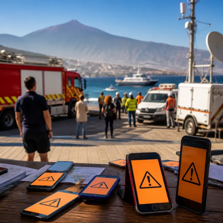 Canarias probará el sistema ES-Alert con un simulacro volcánico que enviará hasta tres avisos a móviles
