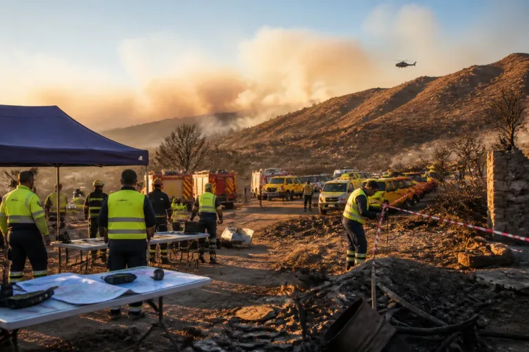 Once muertos y 19 desaparecidos por el incendio de Almería mientras crece la petición de colaboración interadministrativa