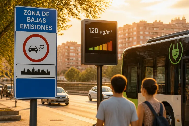 Ola de ozono en Valladolid obliga a revisar la zona de bajas emisiones ante riesgo para la salud