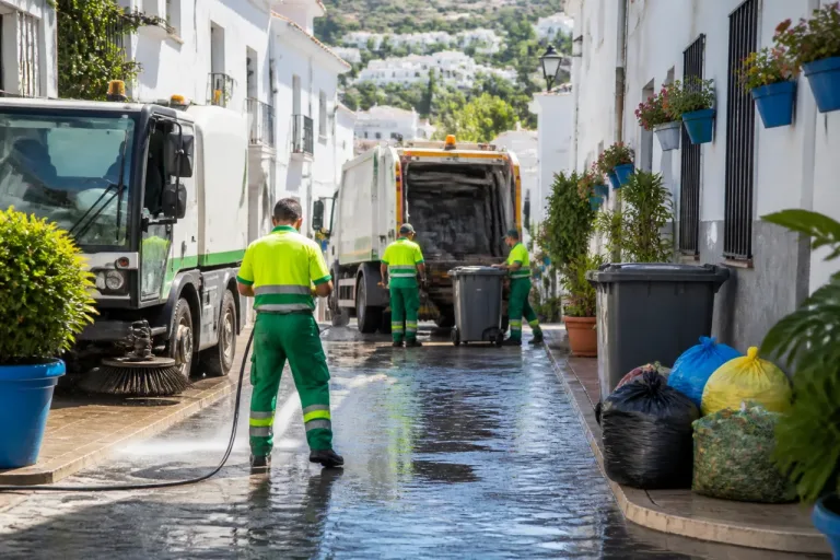Mijas activa un refuerzo del servicio de limpieza con un 20% más de efectivos para el verano