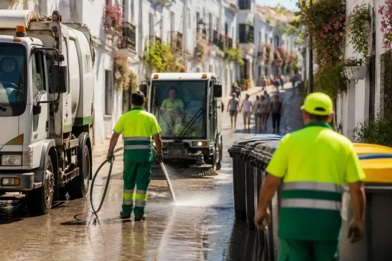 Mijas refuerza un 20% los servicios de limpieza durante el verano