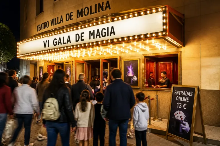 Molina de Segura acoge la VI Gala de Magia en el Teatro Villa de Molina