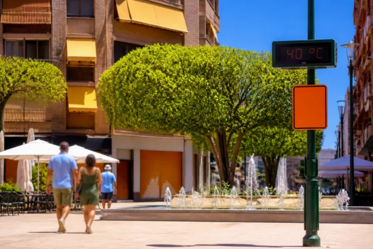 Molina de Segura afronta un episodio de calor con aviso naranja y hasta 40 ºC