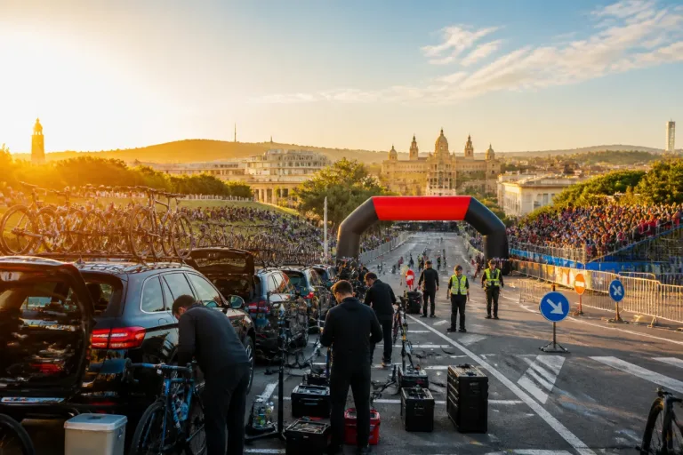 Montjuïc vuelve a convertirse en epicentro del Tour: Barcelona vive la etapa con emoción y retenciones