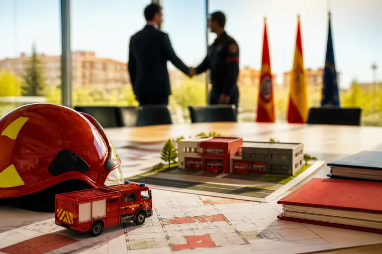 Móstoles acuerda con la Comunidad un nuevo parque de bomberos fuera del casco urbano