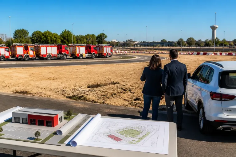 Móstoles y la Comunidad acuerdan un nuevo parque de bomberos fuera del casco urbano