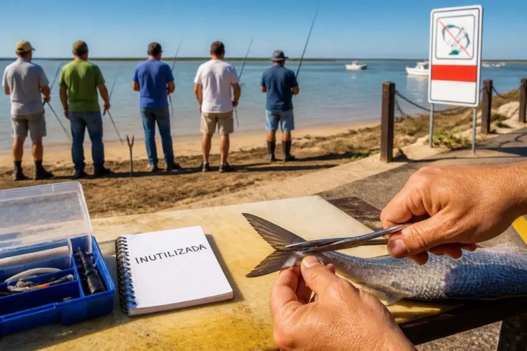 Multas de hasta 3.000 € para pescadores recreativos si no inutilizan las capturas