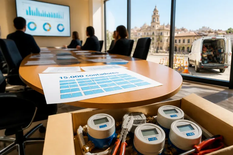Murcia culmina AQUA3: 15.000 contadores inteligentes y ahorro equivalente a 25 piscinas olímpicas