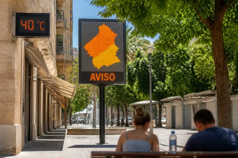 Murcia entra en alerta por ola de calor: Aemet anuncia hasta 40 ºC y recomendaciones urgentes