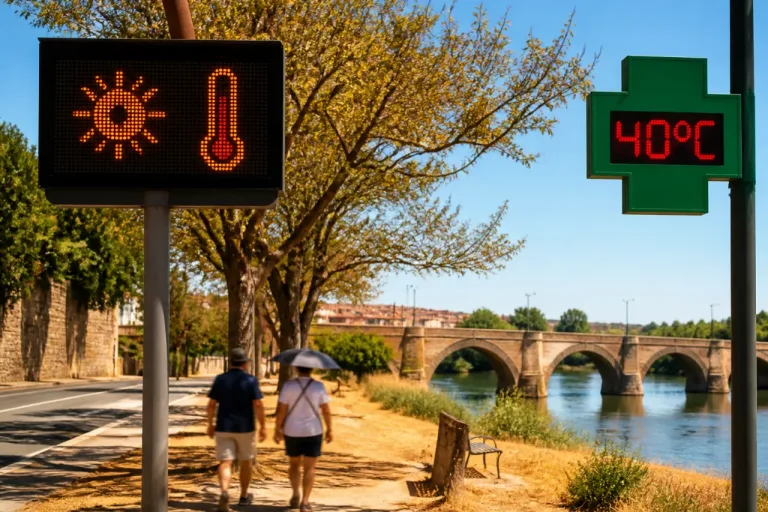 Ola de calor: aviso naranja y hasta 40 ºC este fin de semana en Talavera de la Reina