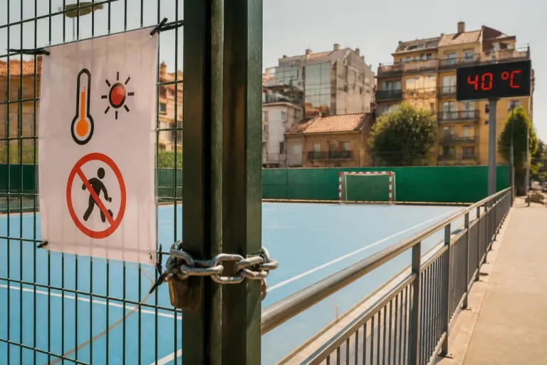 Ola de calor en Pontevedra: Vigo suspende el deporte al aire libre ante picos de más de 40 ºC