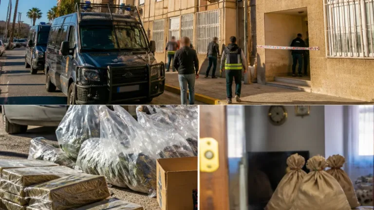 Operación antidroga en Almería desarticula punto de venta y deja un detenido en prisión