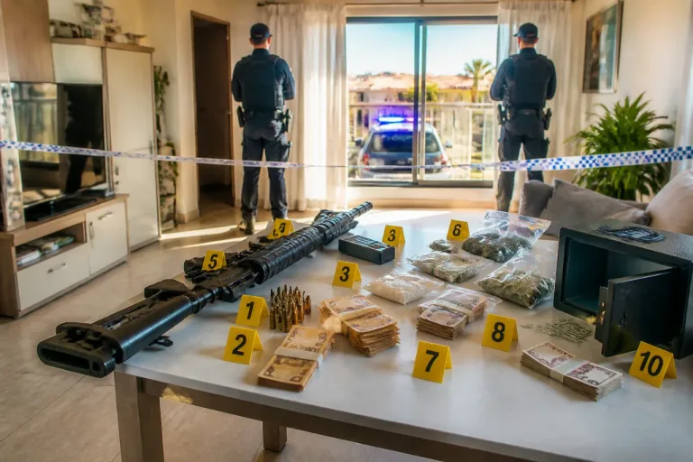 Operativo contra red de vuelcos con registros en Molina de Segura: 17 detenidos y cinco en prisión