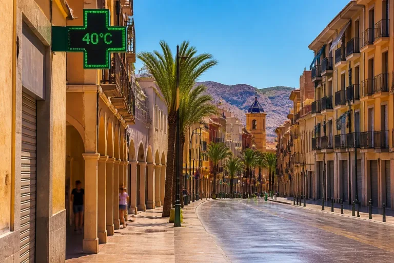 Orihuela encara varios días de calor intenso y cielos despejados, con 40 ºC el martes