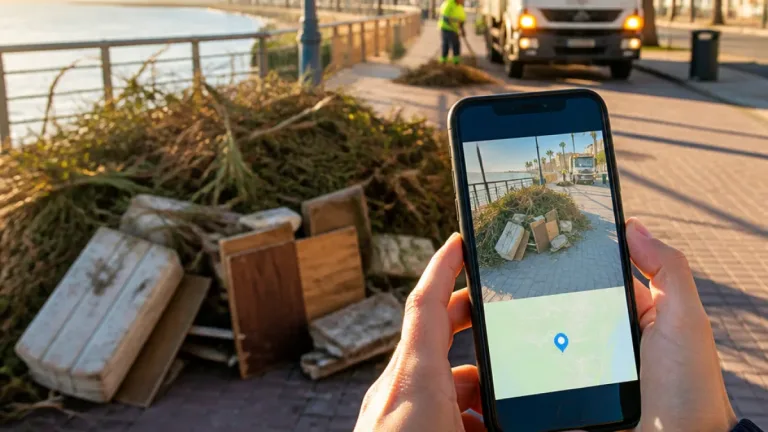 Orihuela incorpora la limpieza de la costa en la app de incidencias para agilizar retiradas