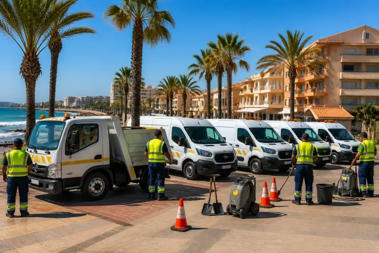 Orihuela refuerza el mantenimiento en la costa con cinco nuevos vehículos municipales