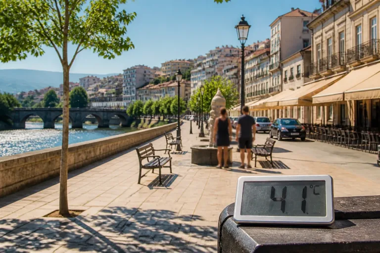 Ourense afronta alerta naranja por calor: AEMET anuncia máximas de hasta 41 ºC