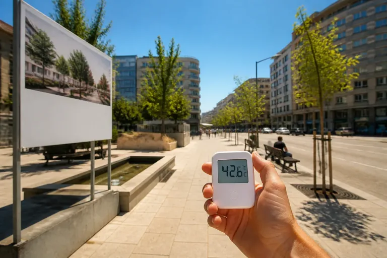 Ourense afronta el verano con 42,6 ºC y un déficit de zonas verdes que agrava el calor