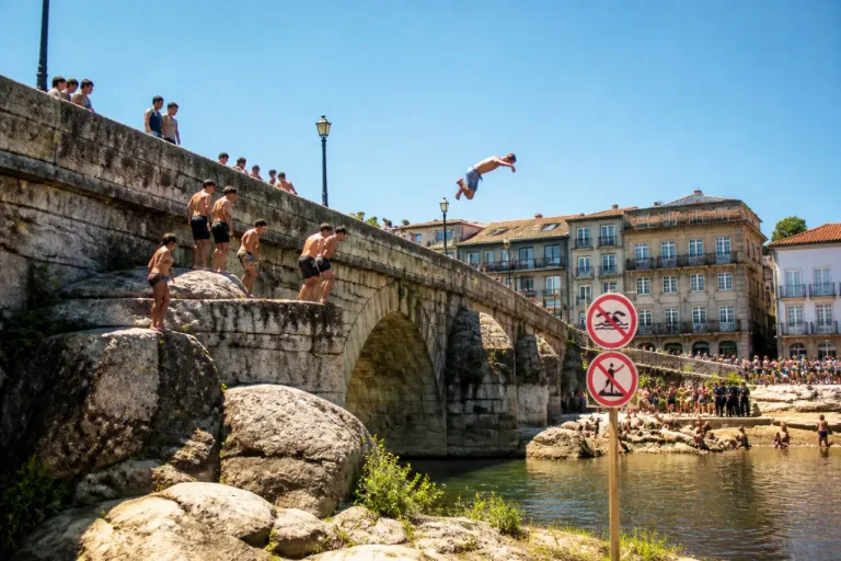 Ourense: preocupación por saltos desde el Puente Romano en plena ola de calor