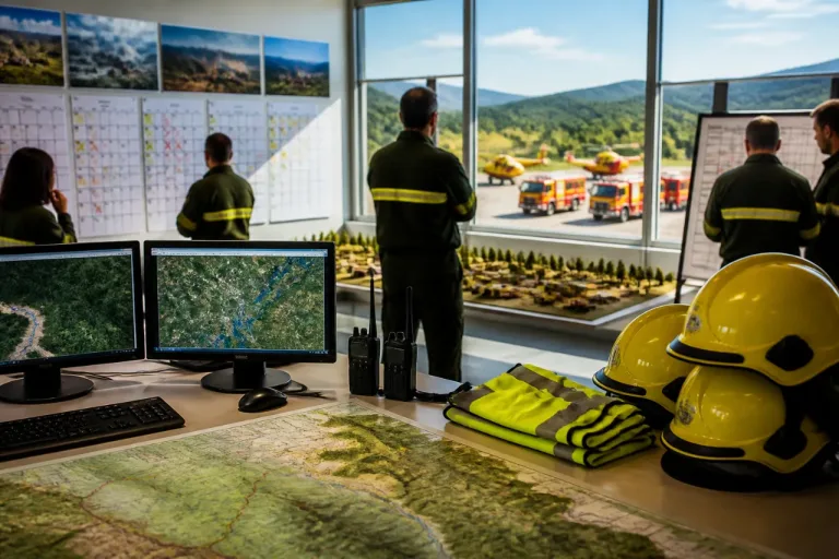 Ourense refuerza la coordinación policial y de emergencias para la campaña contra incendios