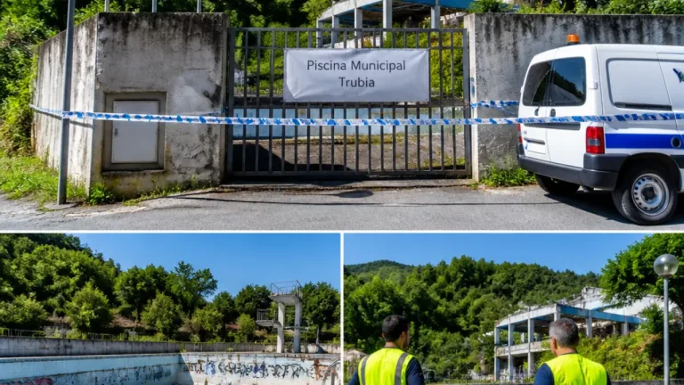 Oviedo cierra temporalmente la piscina de Trubia tras actos vandálicos