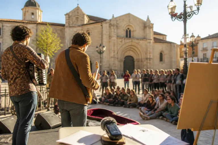 Palencia suena en Europa: dúo local revitaliza el folclore con ‘El Estraperlo del Topo’