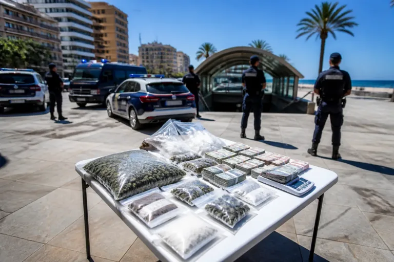 Palma: cinco detenidos en operaciones policiales contra el tráfico de drogas en varios barrios