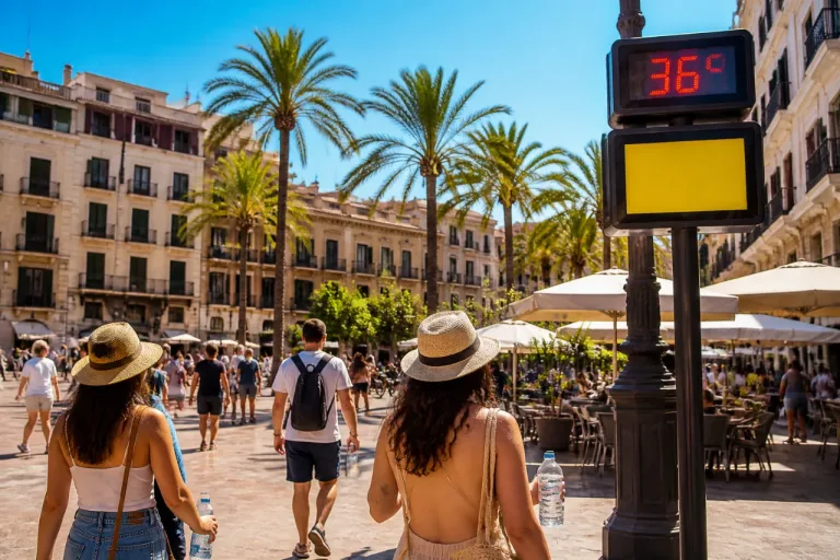 Palma en alerta amarilla: se esperan hasta 36 ºC y noches cálidas
