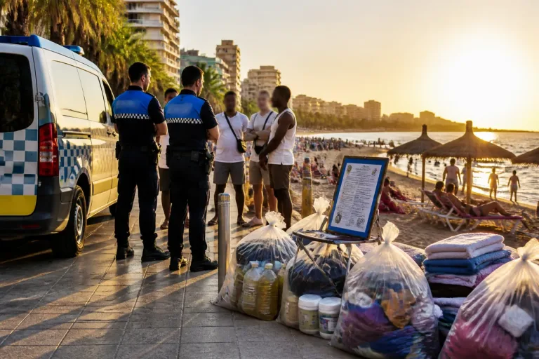Palma intensifica controles en playas y sanciona a masajistas ilegales