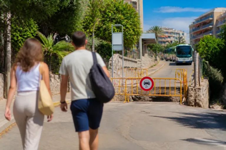 Palma mantiene el desvío de las líneas 46 y 47: Saridakis seguirá sin bus