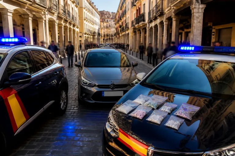 Persecución temeraria por Carretería termina con un detenido en pleno centro de Cuenca